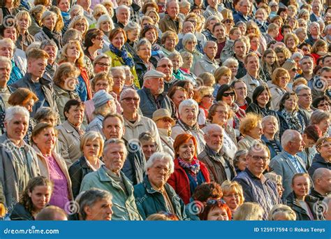 crowd stock photo